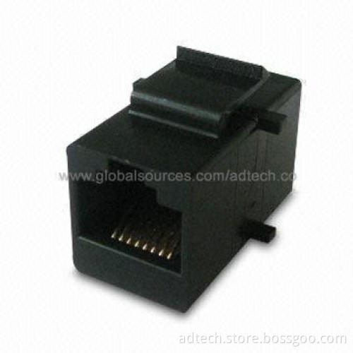 Inline Coupler Cat 6 UTP Modular Jack with RJ45 to RJ45 Connector